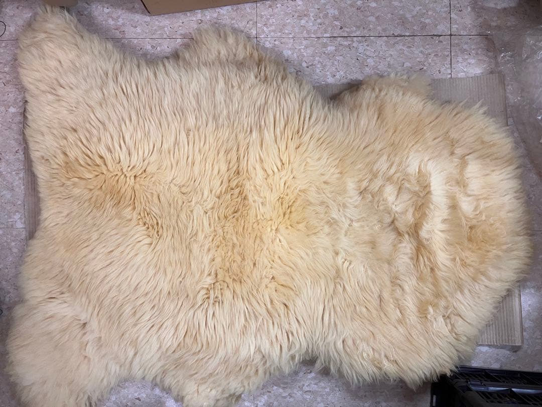 BOWRON ボーロン 天然 ムートンラグ ニュージーランド 羊毛 4枚セット