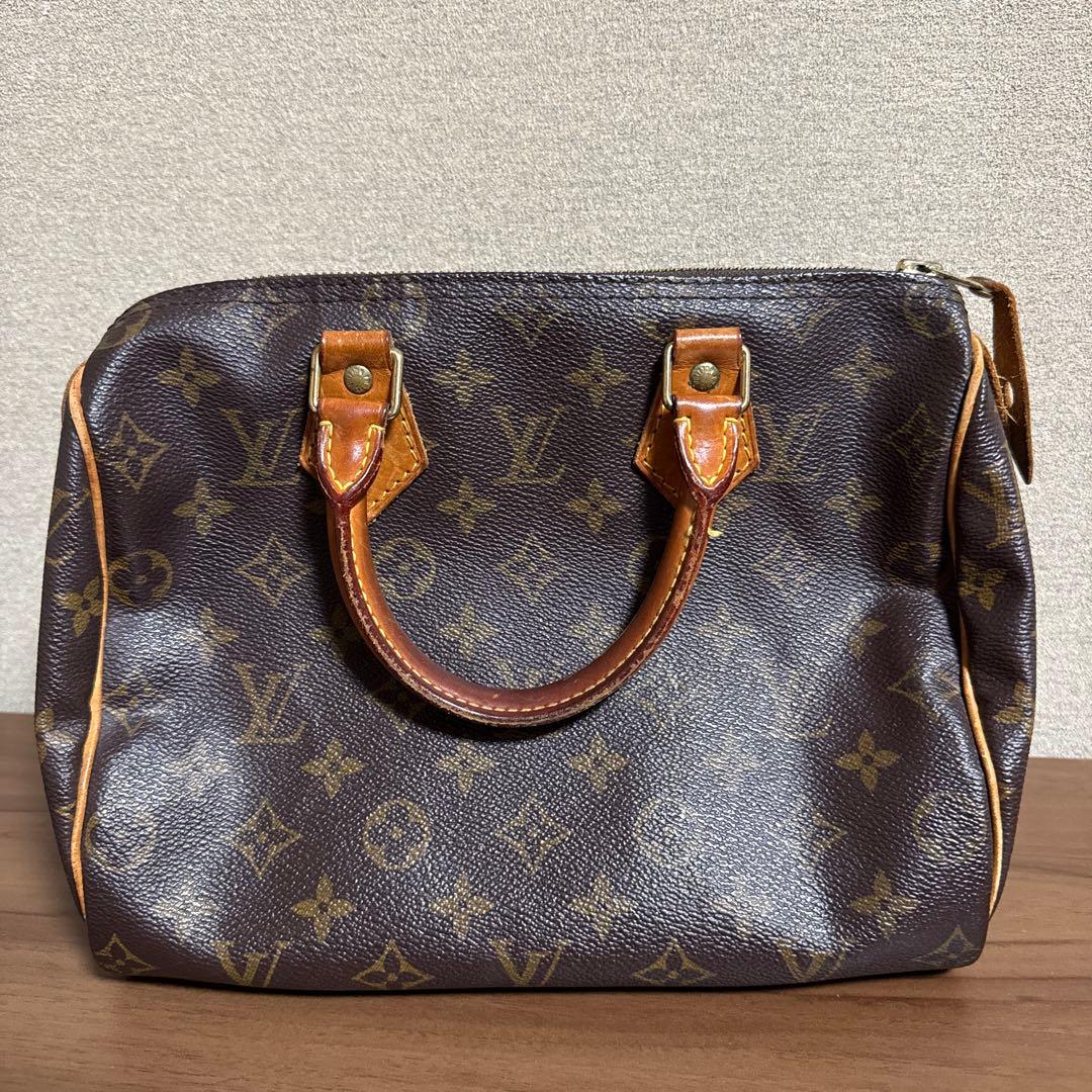 【破格】ルイヴィトン スピーディ25 正規品 早い者勝ち ✮あんしん鑑定付き 大人気◇上品でクール♪】ルイヴィトン スピーディ 25 バッグ (Louis