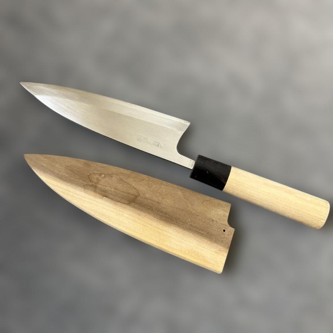堺刀司　出刃包丁 ステンレス鋼 木製ハンドル 楽天市場】包丁 出刃包丁 岩国作 刃渡り 120mm 堺刀司 （ 送料無料