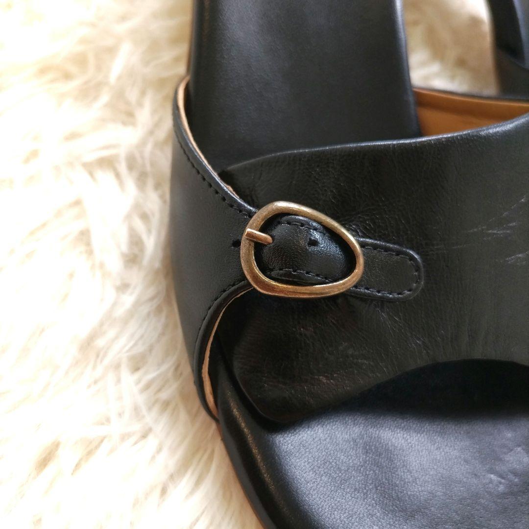 美品】39 ファビオルスコーニ ミュール サンダル ブラック 24cm - メルカリ