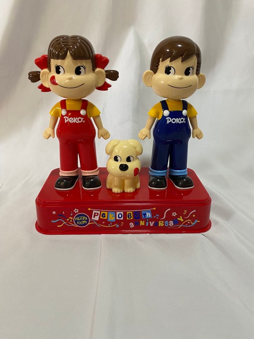 ペコポコ 首振りフィギュアセット ペコちゃん ポコちゃん 不二家 犬