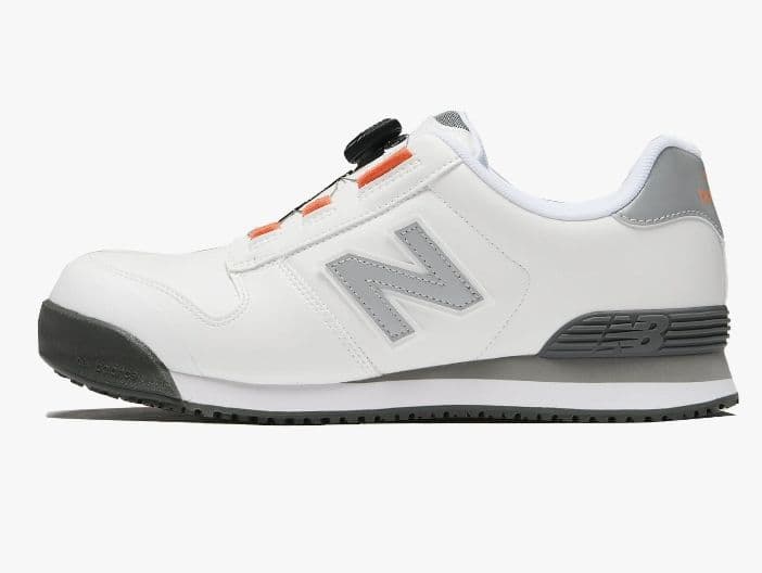 New Balance BS-118 ホワイト/グレー 26.0cm安全靴 New Balance（ニューバランス） セーフティ ボストン BS-445 BS-118 BS