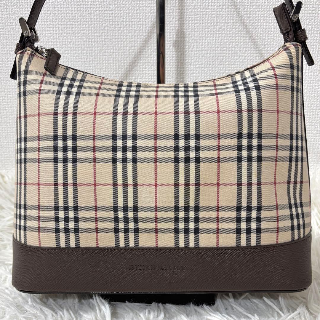 バーバリー ワンショルダーバッグ ノバチェック キャンバス