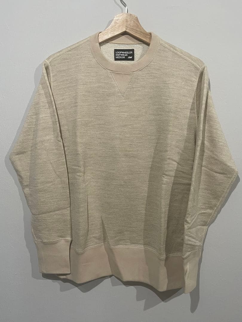 LOOP WHEELER シルクウールコットン(LW223) ベージュ