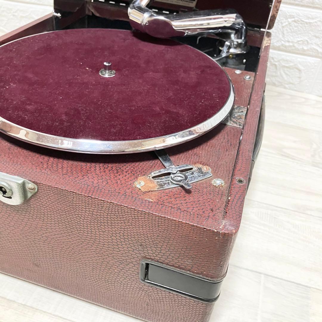 コロンビア 蓄音機 G-241 Colombia 昭和レトロ レコードプレーヤー