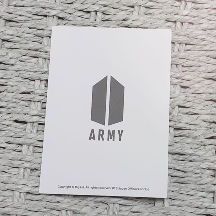 BTS ファンクラブ 継続特典 トレカ会場限定】BTS FC継続特典 RM ジミン