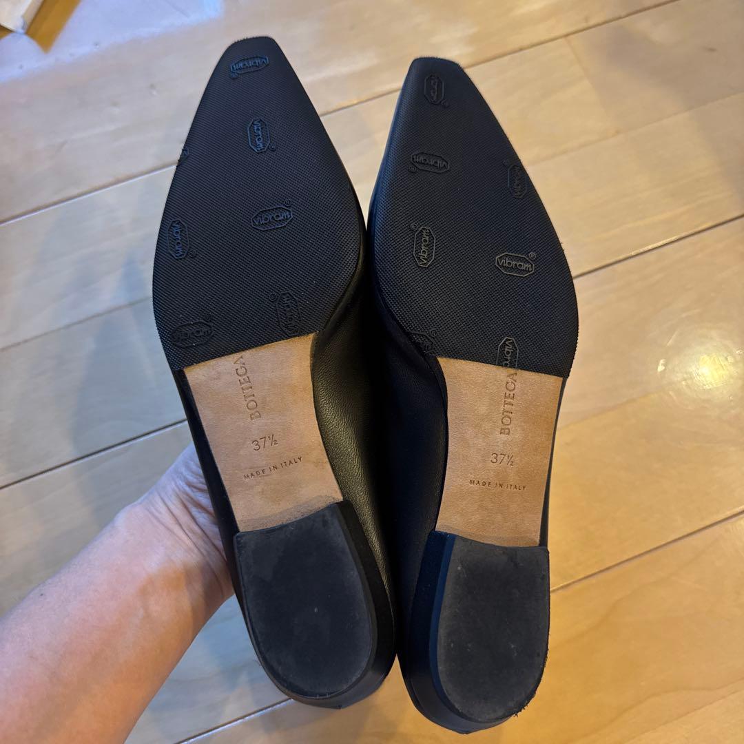 moo✿プロフ要確認専用 ボッテガ ブラック ポインテッドトゥ ヒール