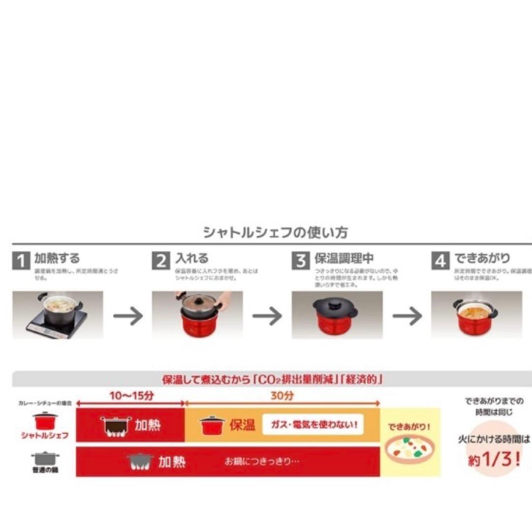 新品　2.8L　シャトルシェフ　サーモス　保温調理鍋　KBJ-3002