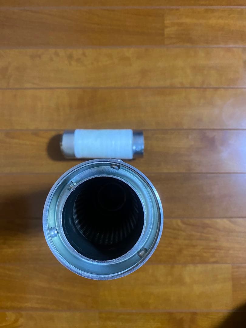 豪管マフラー 42.7π アルミ製 サイレンサー付き　新品