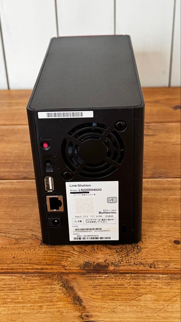 Buffalo LinkStation NAS LS220D0402G 初期化済 - メルカリ