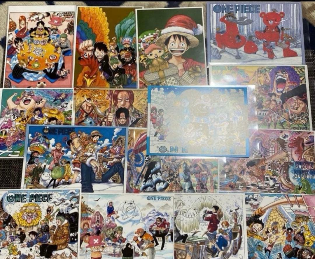 ワンピース ベースショップ ポストカード シーズンズ 全15種コンプ