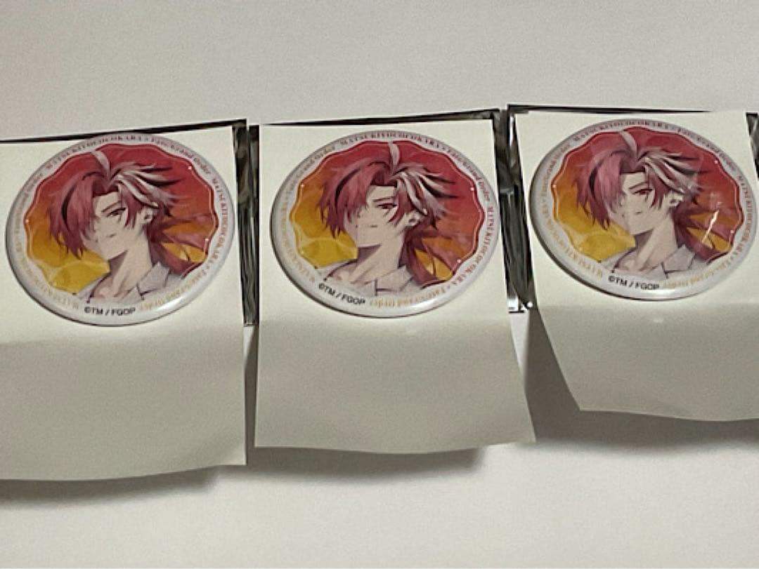 FGO マツキヨココカラ コラボ 限定 缶バッジ 高杉晋作 3個セット