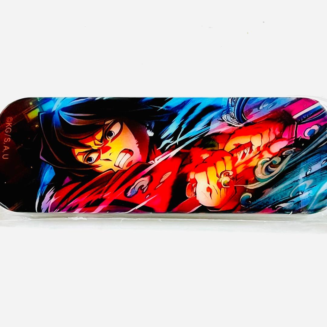 鬼滅の刃 WEB SHOPくじ C賞 レンチキュラー ロング 缶バッジ 冨岡義勇