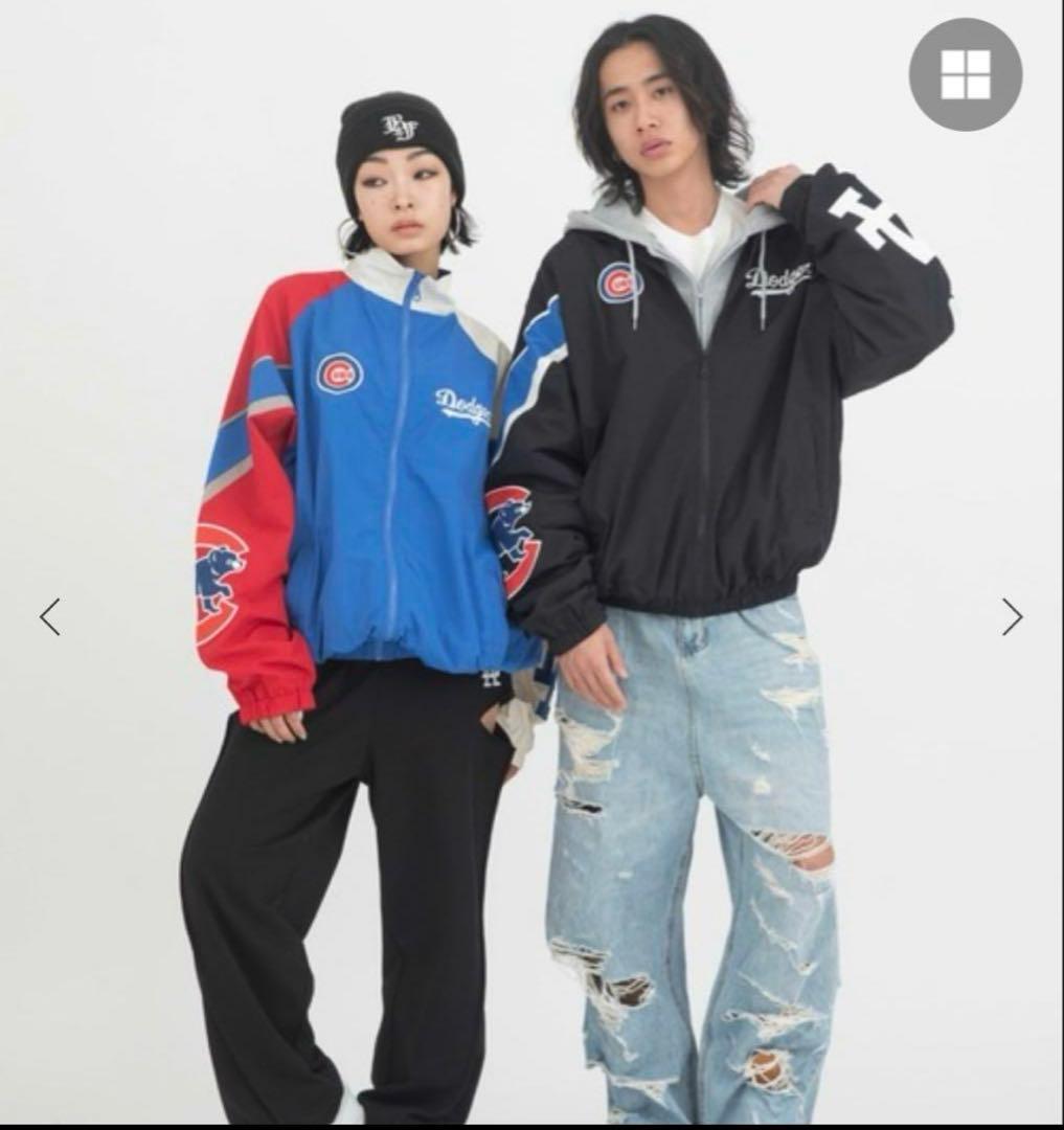 東京シリーズ 2025 ドジャース カブス 配色ナイロンジャケット