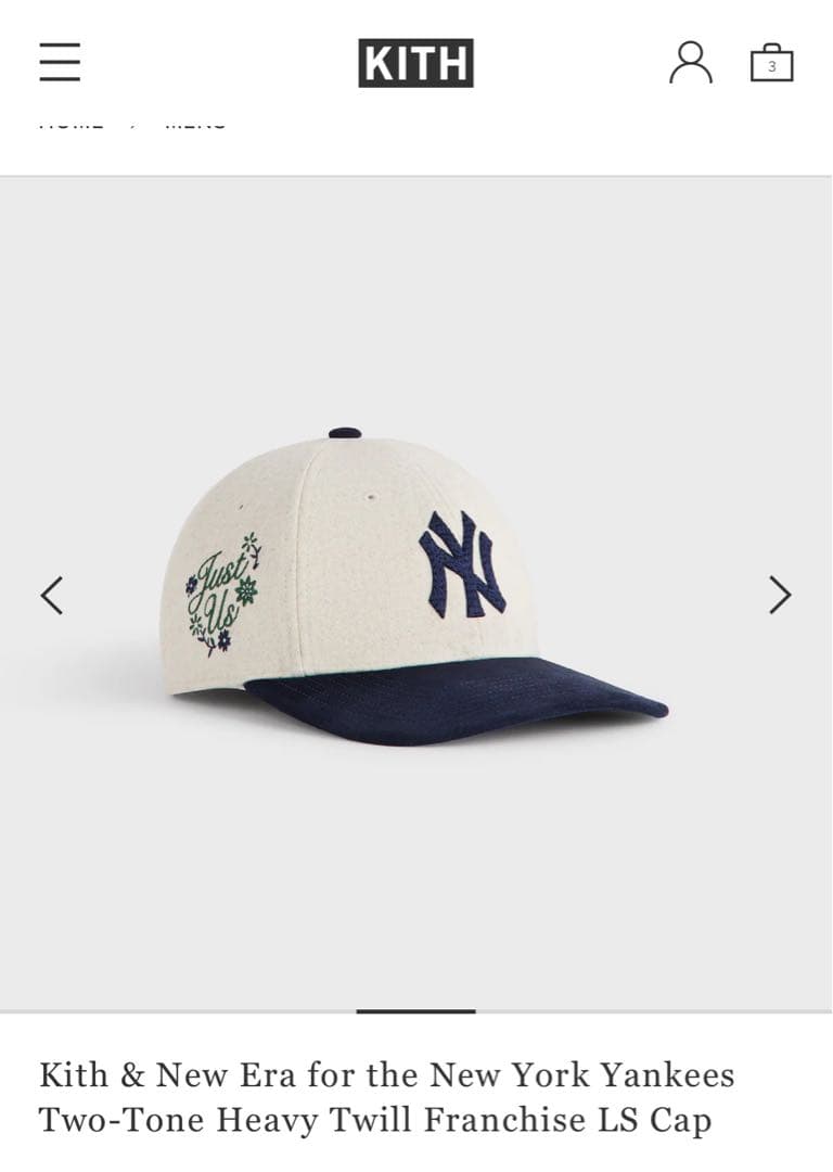 Kith × New Era NYヤンキースフランチャイズ LSキャップ - メルカリ