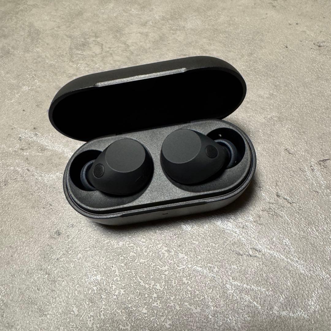 美品】SONY WF-C710N ワイヤレスイヤホン ブラック - メルカリ