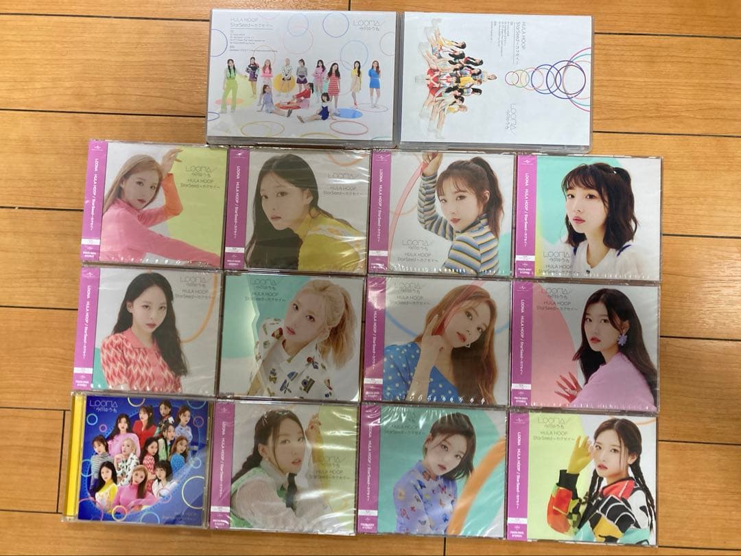 LOONA HULA HOOP まとめ売り NEW Sealed LOONA HULA HOOP Limited Edition Solo ver. (with photo