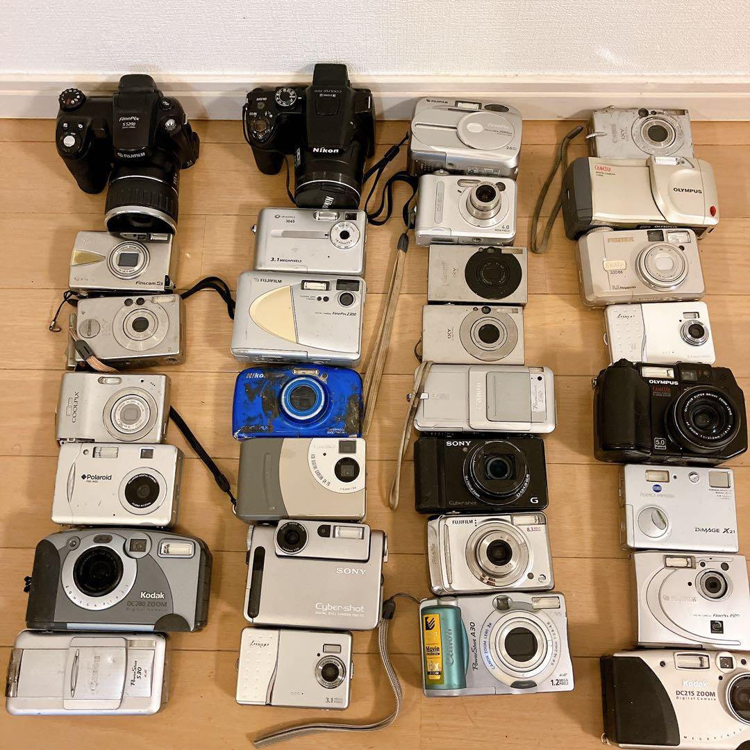 デジタルカメラ　ジャンク　まとめ　30台　Canon ixy digital 他 キヤノン（Canon） IXY DIGITAL 30◇デジカメ 320万画素/ジャンク品
