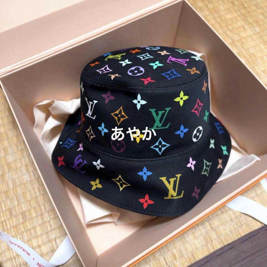 ルイヴィトン 村上隆 リバーシブルバケットハット・スーパーフラットS