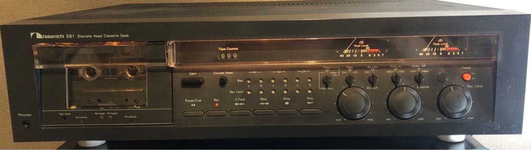 シ*ー様 『ジャンク』ナカミチNakamichi 581 カセットデッキ - メルカリ