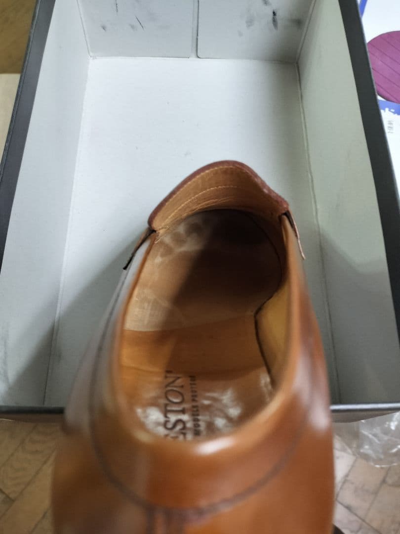 [J.M. WESTON]ライトタンレザー ローファー6E（25〜25.5cm）