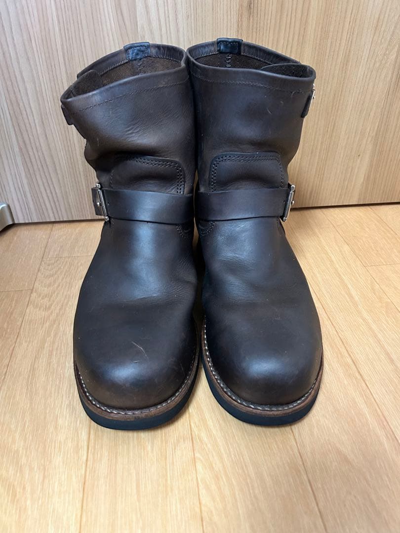 【Hawkins 】エンジニアブーツ 26.5cm 本革 濃茶 美品 廃盤