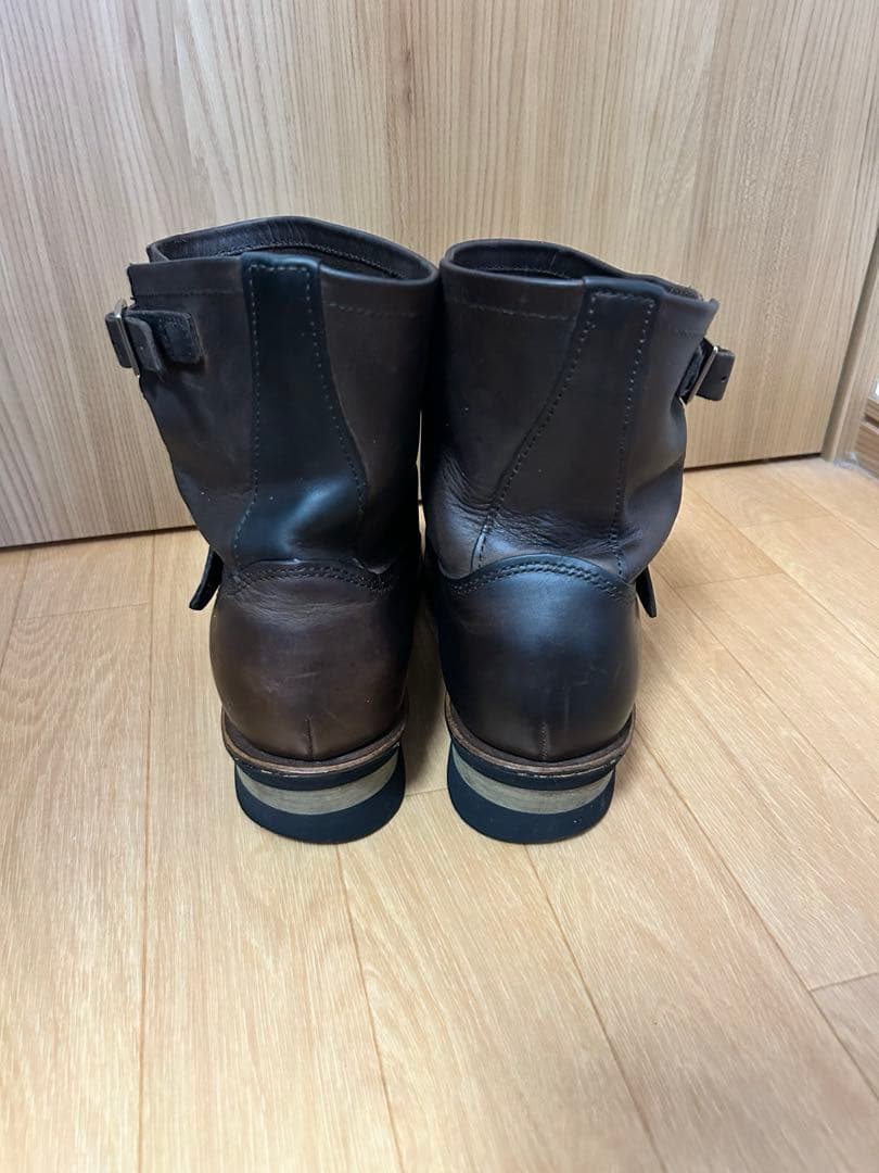 【Hawkins 】エンジニアブーツ 26.5cm 本革 濃茶 美品 廃盤