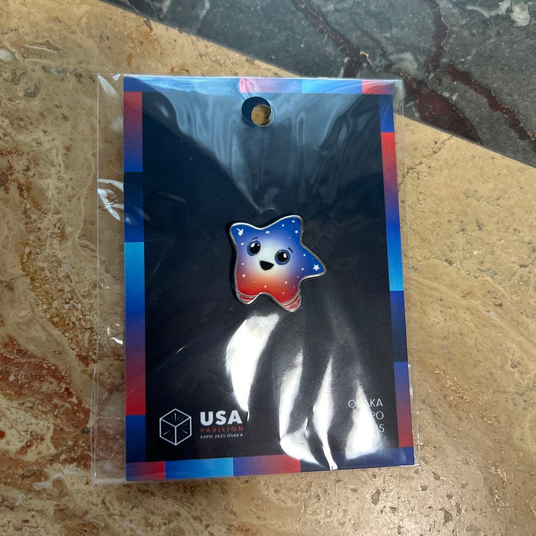 関西万博 アメリカ館 アメリカパビリオン ピンバッジ ピンズ スパーク