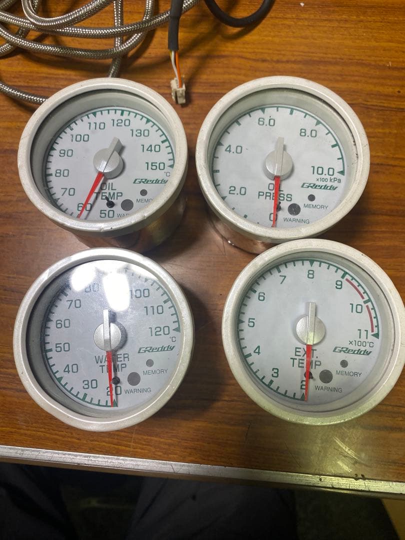 乱心値下げトラスト　グレッディー　SMインテグレート　追加メーター　動作確認済 Yahoo!オークション - トラスト SMインテグレートメーター ホワイト φ