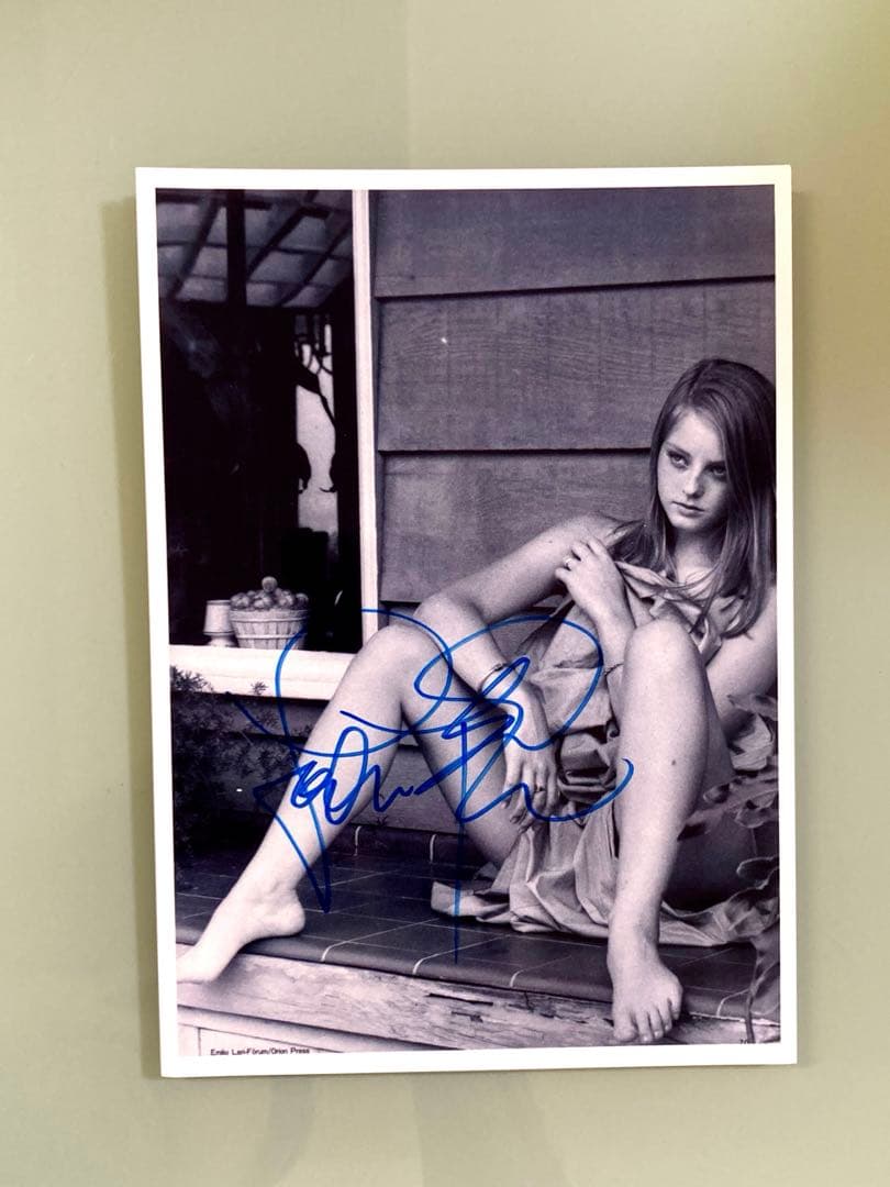 ジョディ・フォスター直筆サイン入り2Lサイズ写真… セール中…ジョディ・フォスター直筆サイン入り2Lサイズ写真…フライト