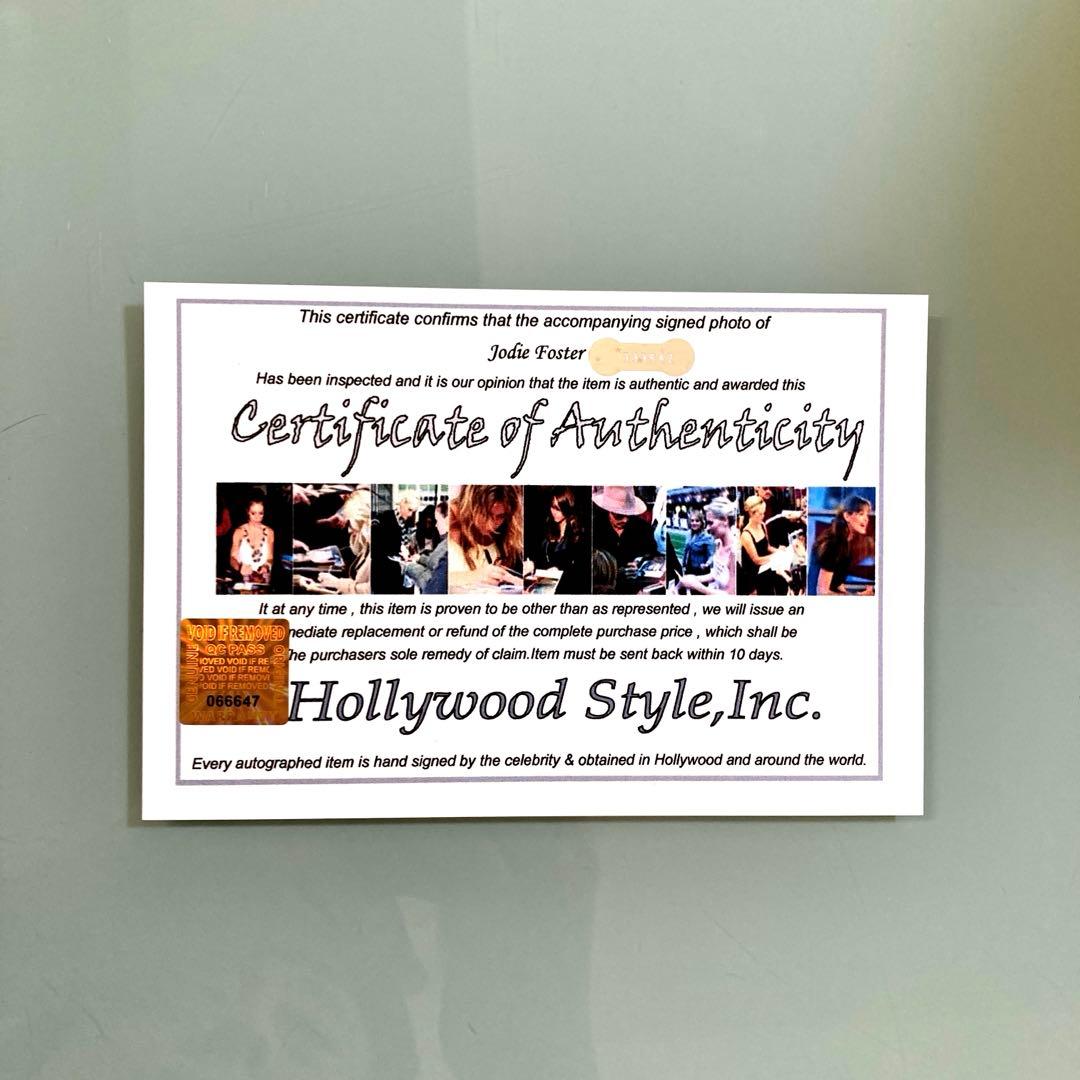 ジョディ・フォスター直筆サイン入り2Lサイズ写真… - メルカリ