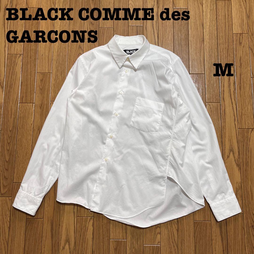 BLACK COMMEdesGARCONS コムデキャルソン ねじれシャツM - メルカリ