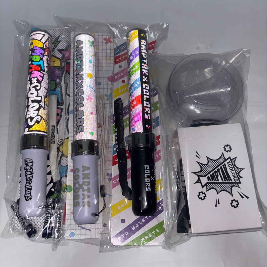 AMPTAKxCOLORS ペンライト 4本セット - メルカリ