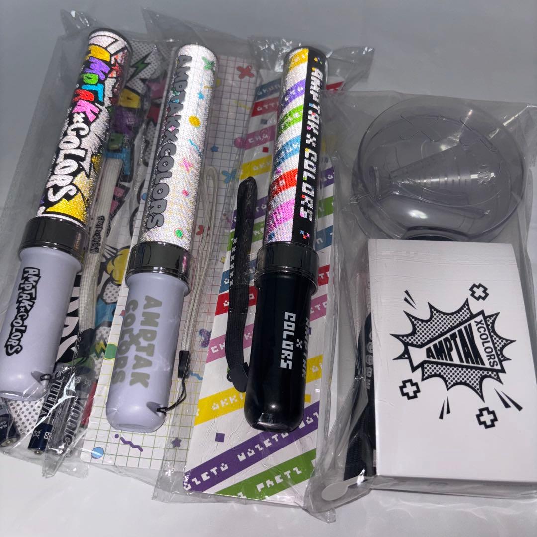 AMPTAKxCOLORS ペンライト 4本セット - メルカリ