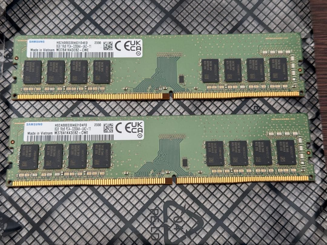 【デスクトップ用メモリ】 SAMSUNG DDR4-3200 8GB 2本 PC Amazon.co.jp: SAMSUNG ORIGINAL サムスン純正 PC4-25600 DDR4-3200