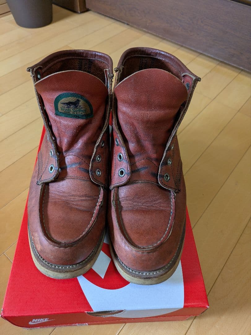 【レッドウィング875　アイリッシュセッター】半円犬タグ約27cm 11.5D 箱付 良品 旧半円犬タグ 93年06月刻印】レッドウィング 875 アイ