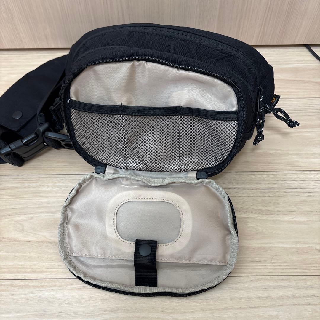 短期使用】Hugoo ハグー ヒップシートキャリア ブラック 箱・説明書付き