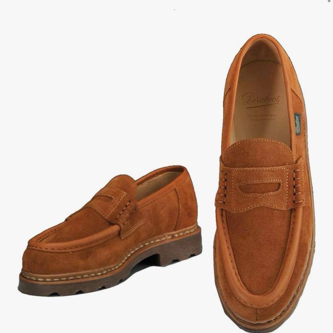 美品】パラブーツ ランス UK5 ブラウン スウェード - メルカリ