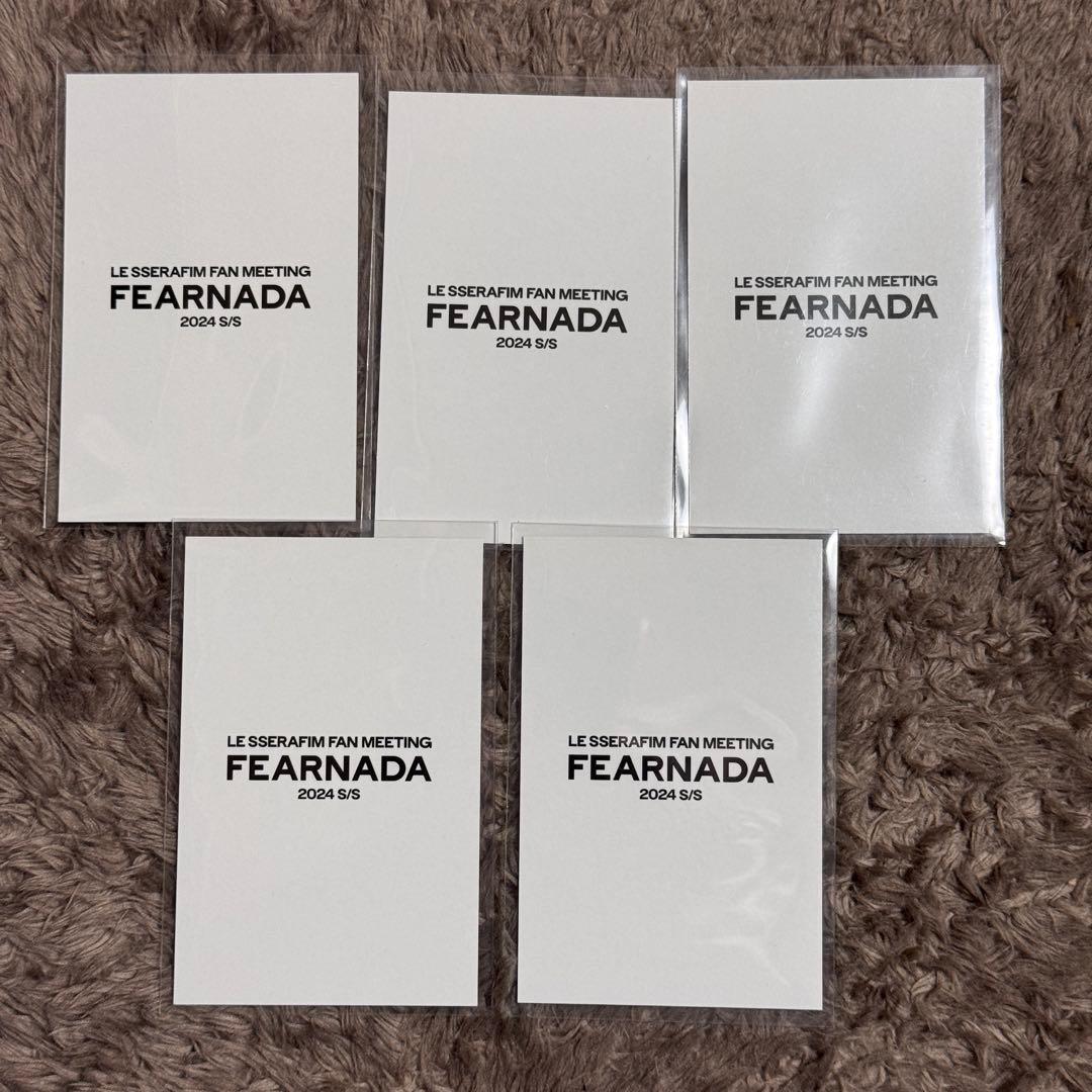 LE SSERAFIM ルセラ FEARNADA 2024FC 限定トレカ 公式 - メルカリ