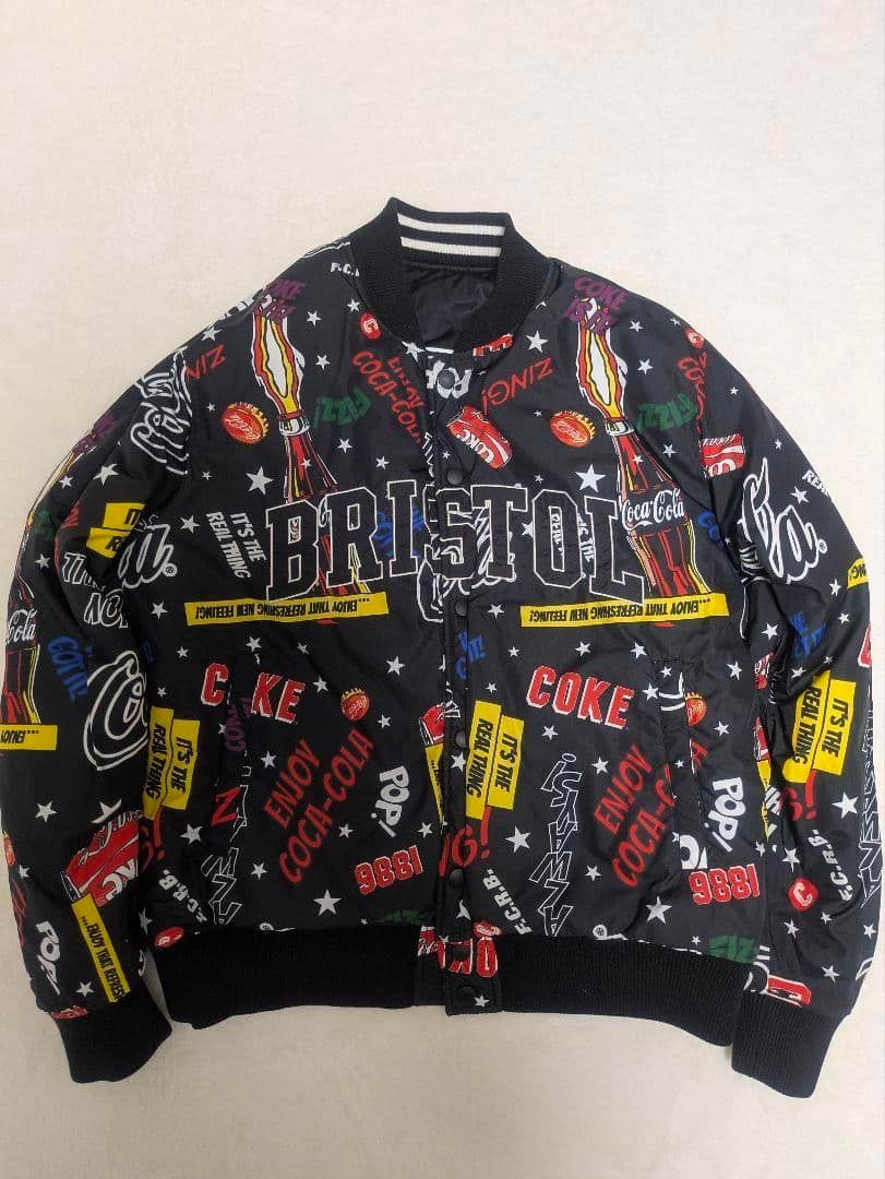 ☆美品☆ FCRB COCA-COLAコカコーラ◇リバーシブルスタジャン L