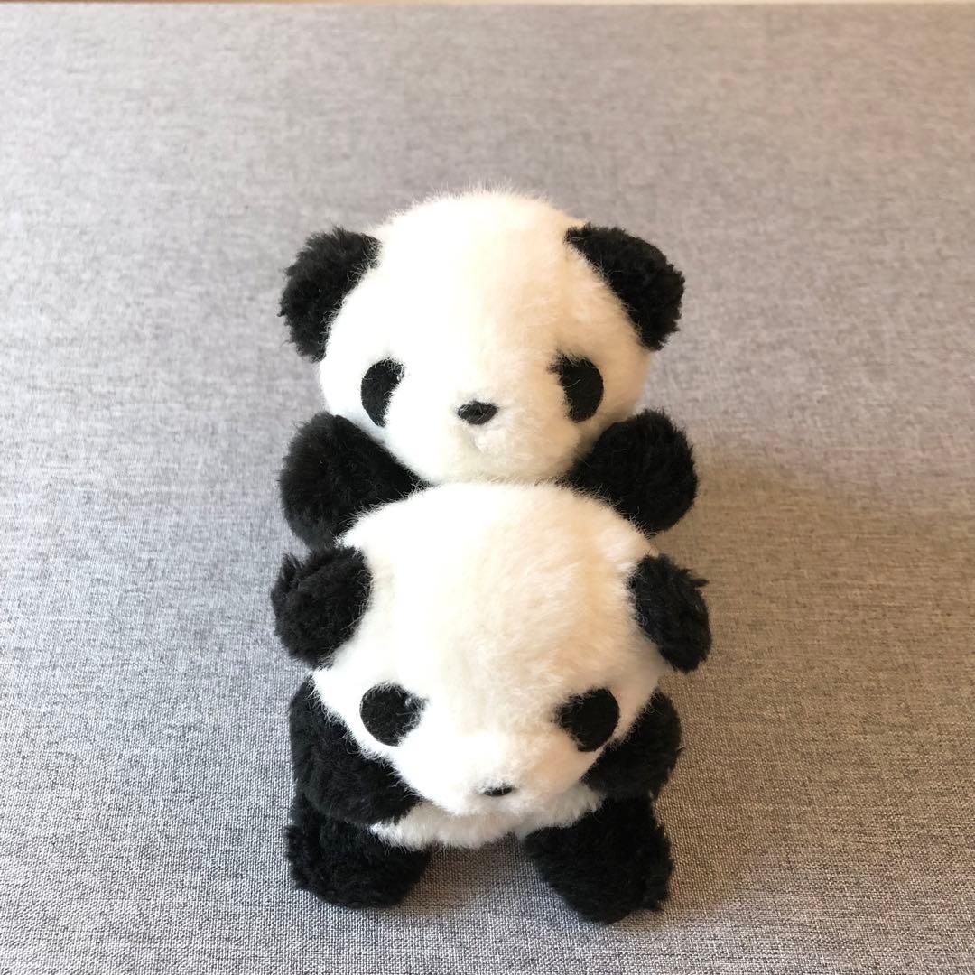 極美品】アドベンチャーワールド パンダ ぬいぐるみ 2体セット - メルカリ