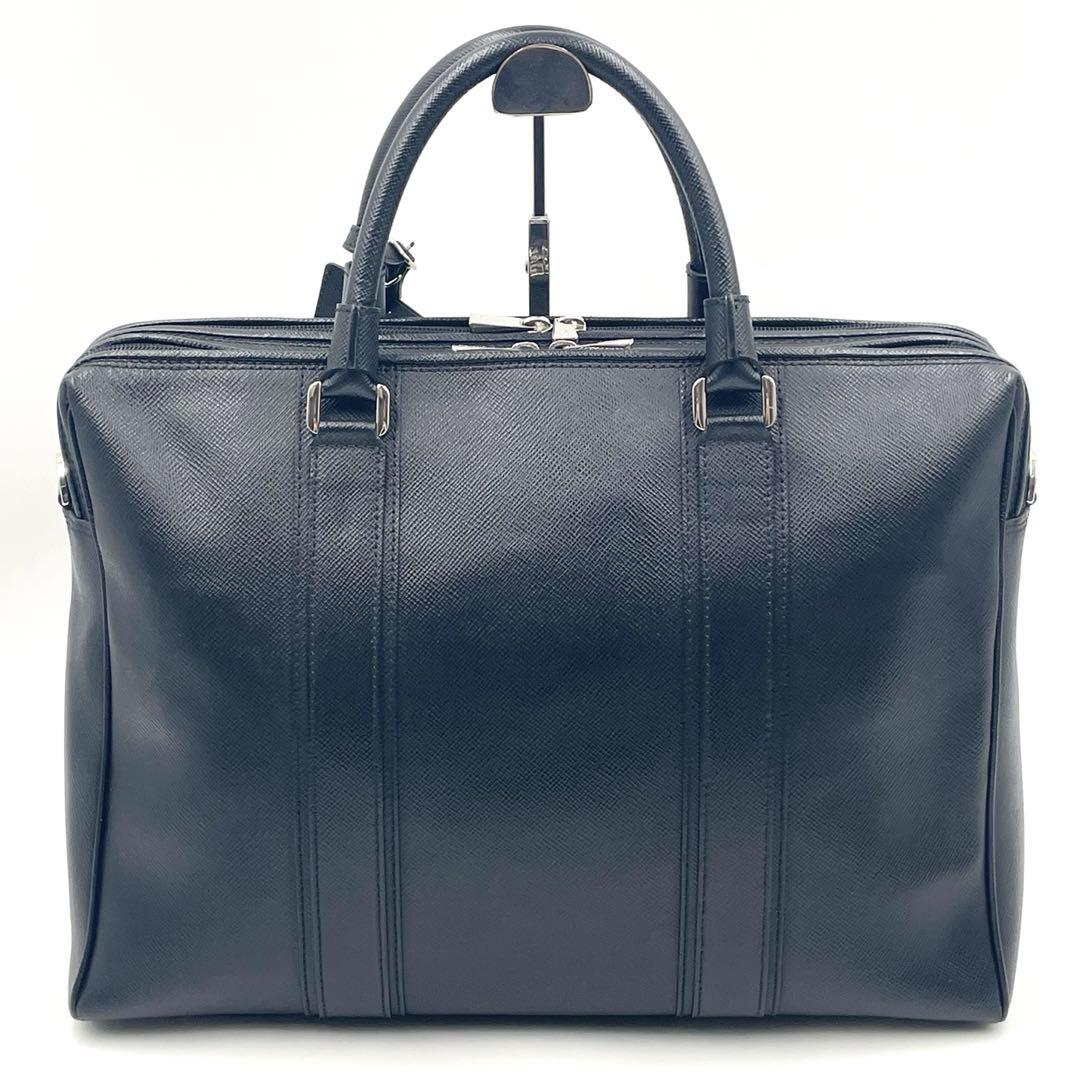 極美品】セラピアン サフィアーノレザーブリーフケース ビジネスバック