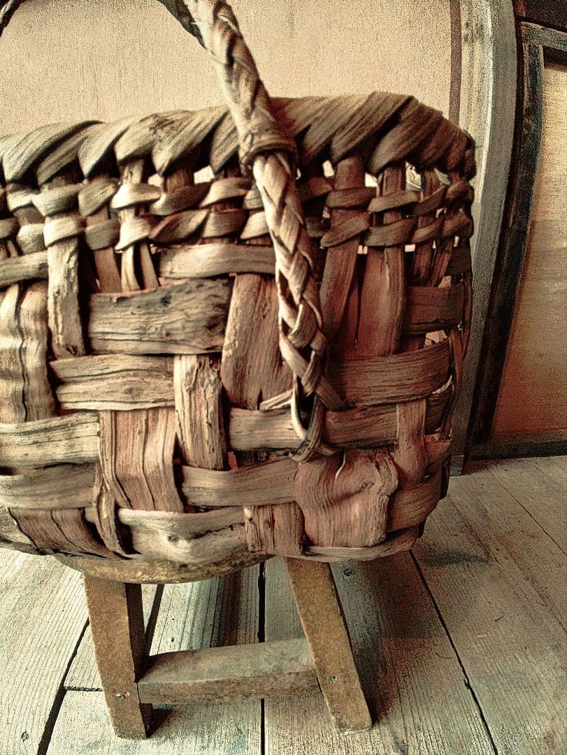 信州安曇野の山葡萄かごバック。里山手仕事。 - メルカリ