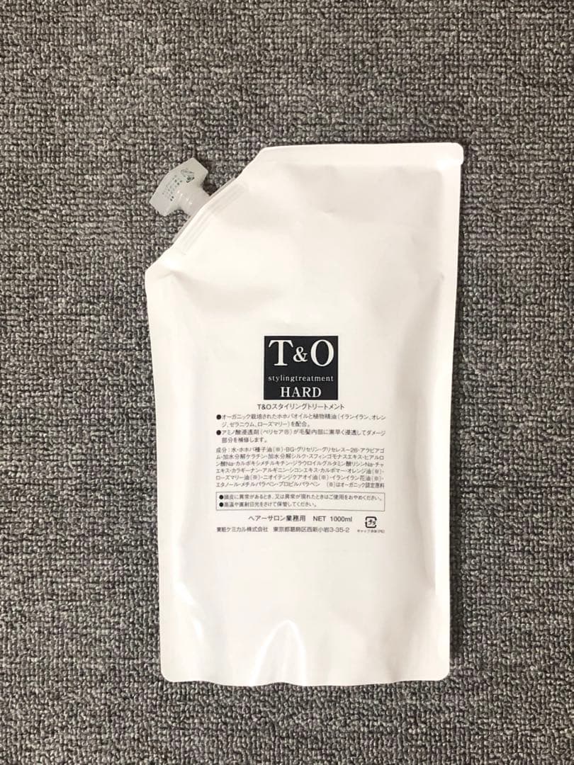 T&Oスタイリングトリートメント(ハード)業務用1000ml 東粧ケミカル T&O スタイリングトリートメント ハード 1000ml×3点