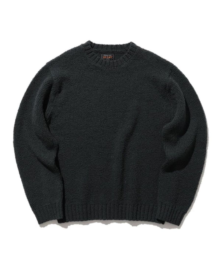 BEAMS PLUSクルーネックニットCrew Corkscrew Yarn3G - メルカリ