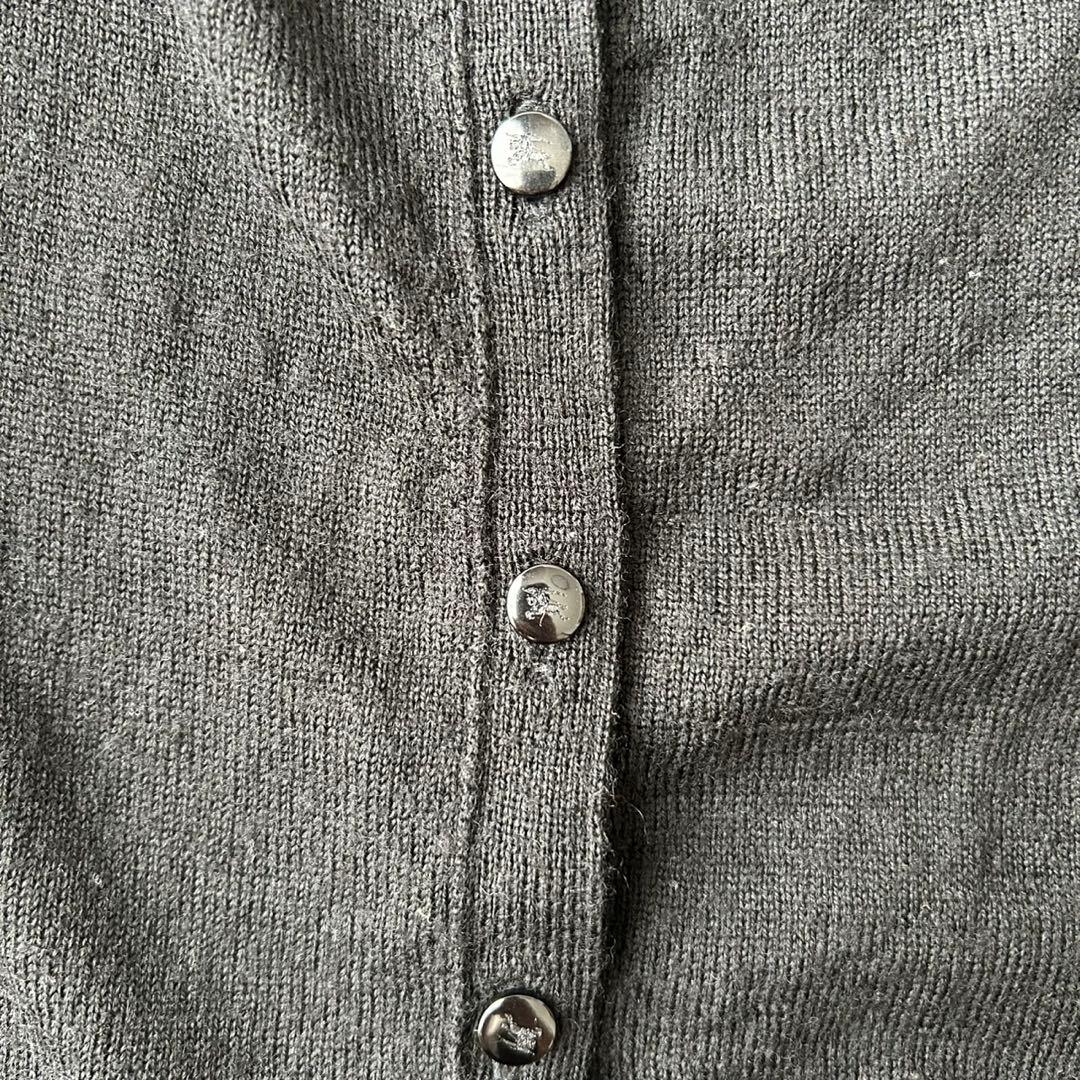 バーバリー ブルーレーベル カーディガン ホースロゴ 刺繍 ノバ