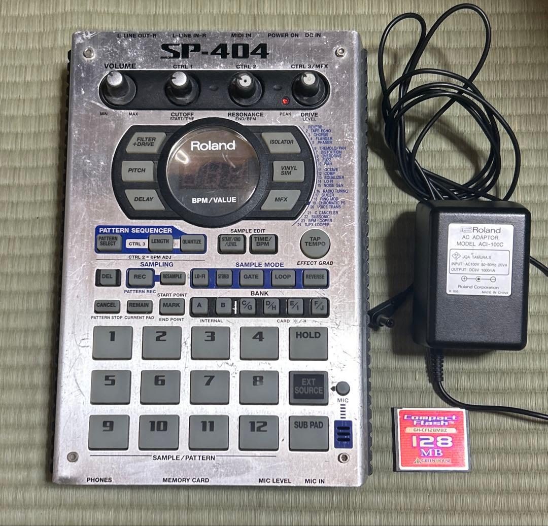 【値下げ】Roland SP-404 サンプラー 128MBメモリーカード付 Amazon | ローランド ROLAND SP-404 MK II サンプラー | サンプラー