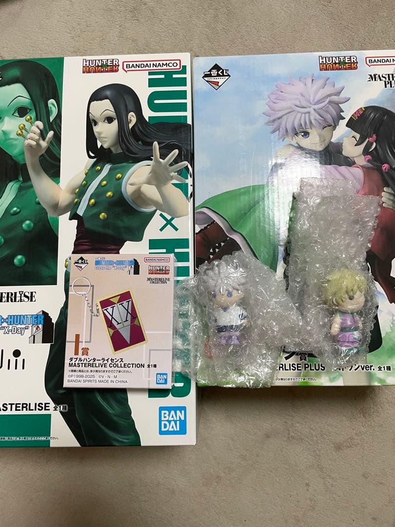 セット HUNTER x HUNTER 一番くじ イルミ ラストワン ライセンス ハンターハンター 一番くじ ラストワン賞 フィギュア イルミ キルア X