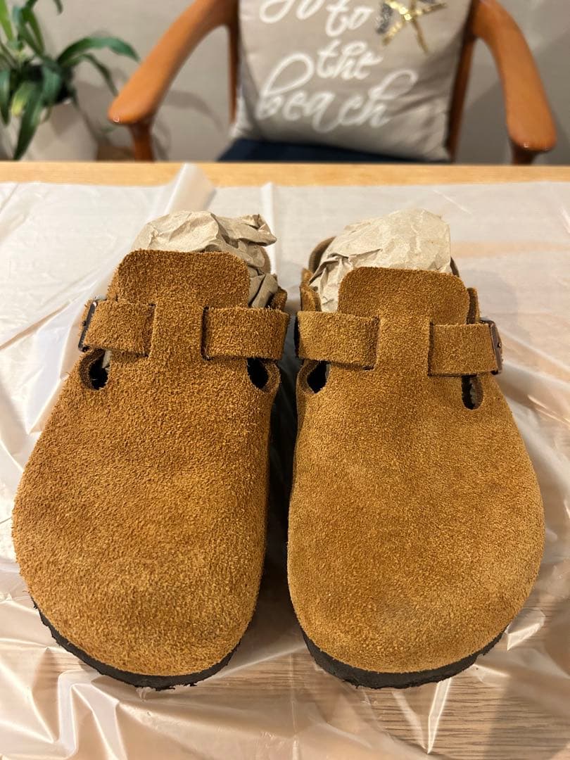 BIRKENSTOCK ボストン スエード ブラウン 22.5cm 35