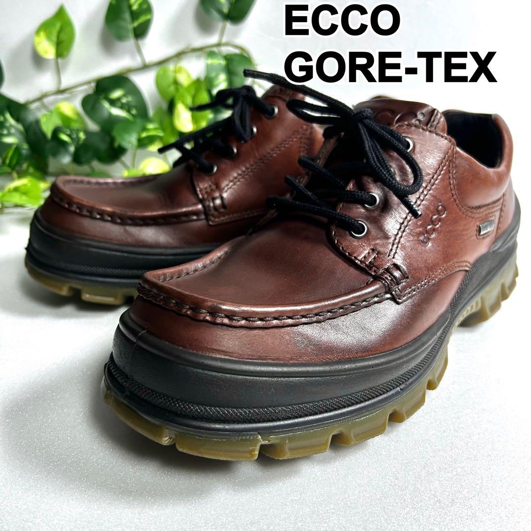 極美品 ECCO 日本製 ゴアテックス モックトゥシューズ ブラウン 防水 革靴 楽天市場】エコー 靴 防水 ゴアテックス ビジネスシューズ メンズ